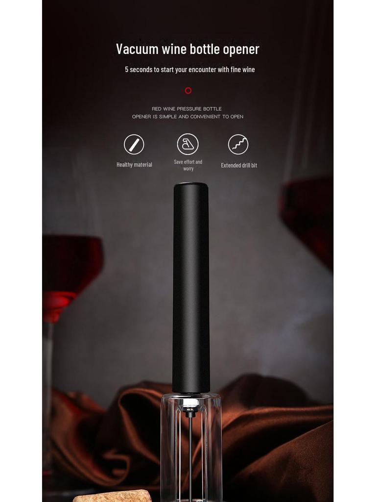 Rechargeable Automatic Wine Bottle Opener Set with Customizable Logo