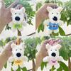 Charming Plush Animal Keychain Collection Featuring Cute Dogs Cats Frogs And Bears