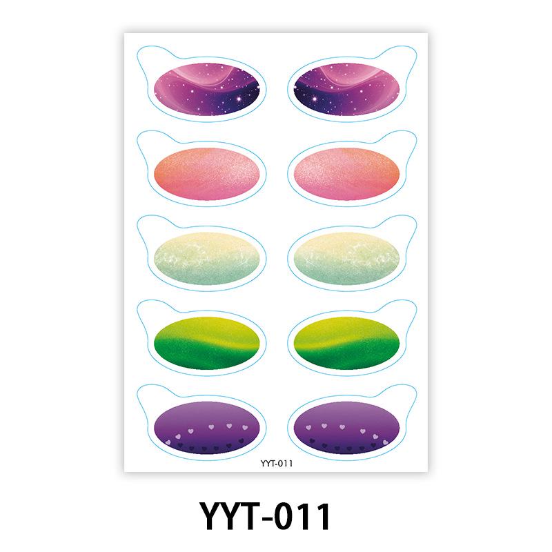 European & American Waterproof Eyeshadow Stickers Temporary Eye Makeup Tattoo
