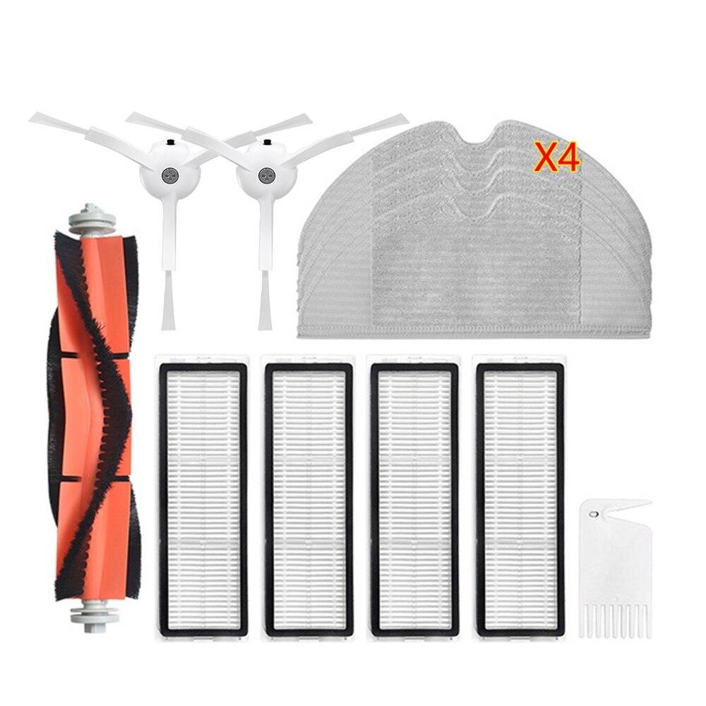 HEPA-фильтр + боковая щетка + основная щетка для робота-пылесоса Xiaomi MI 2 Roborock S50 S51, запчасти для пылесоса, аксессуары