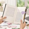Portable Magnetic Leather Bookmarks Cute Design Pagination Mark  Notebooks Use