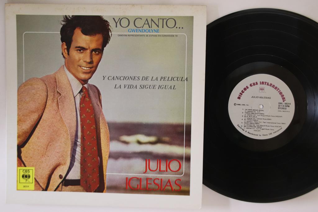 LP Record JULIO IGLESIAS - Yo Canto DML50314 DISCOS CBS INTE 1980 US Latin Used