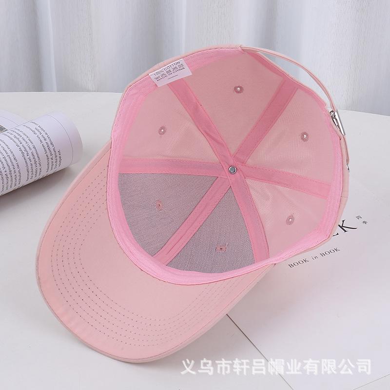 Spring and summer fashion new hot diamond butterfly baseball cap children trendy sun protection visor rhinestone cap