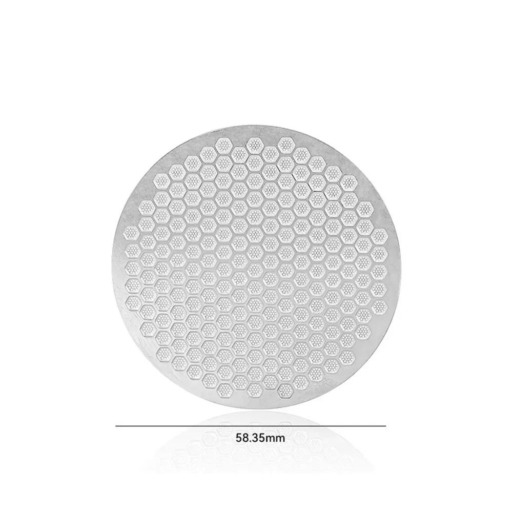 Антиокислительный фильтр-шайба для кофе, фильтр-двухслойный фильтр для эспрессо, многоразовый, серебристый, из нержавеющей стали