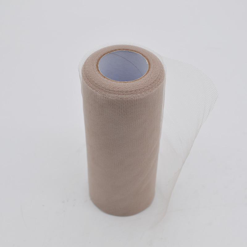 25 ярдов/партия 6 дюймов рулон тюля для свадебного украшения пачка катушка ремесло день рождения вечеринка детский душ свадебный декор принадлежности