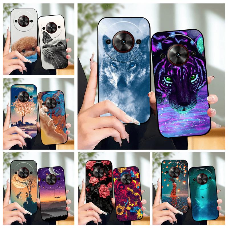 Чехол для Nubia Focus 5G Z2455 Мягкий силиконовый чехол для телефона Для ZTE nubia Focus Милый Модный Цветной Раскрашенный Ударопрочный Бампер Fundas