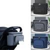 Solid Color Stroller Organizer Bags Portable Baby Stroller Diaper Bag Baby Stroller Accessories