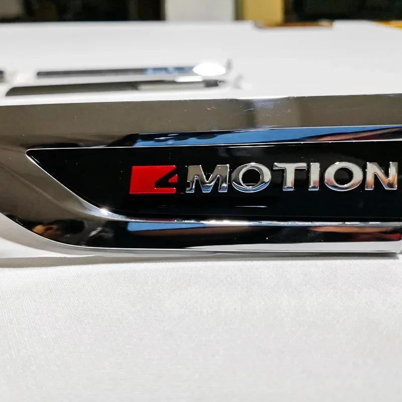 4 шт. Rline GTI 4MOTION логотип автомобиля боковое крыло эмблема значок бампер полосы наклейка для Polo Golf Jetta Touran Tiguan Passat Beetle