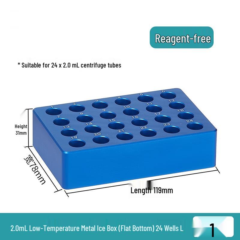 Cryogenic Aluminum Centrifuge Tube Storage Rack