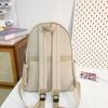 Однотонный школьный рюкзак женский легкий большой емкости нейлоновый рюкзак для студентов дорожная сумка