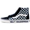 SE Bikes x Vans Sk8-Hi Reissue Big Ripper - Черные светоотражающие шахматные унисекс кроссовки Plume VN0A4BV8A0E