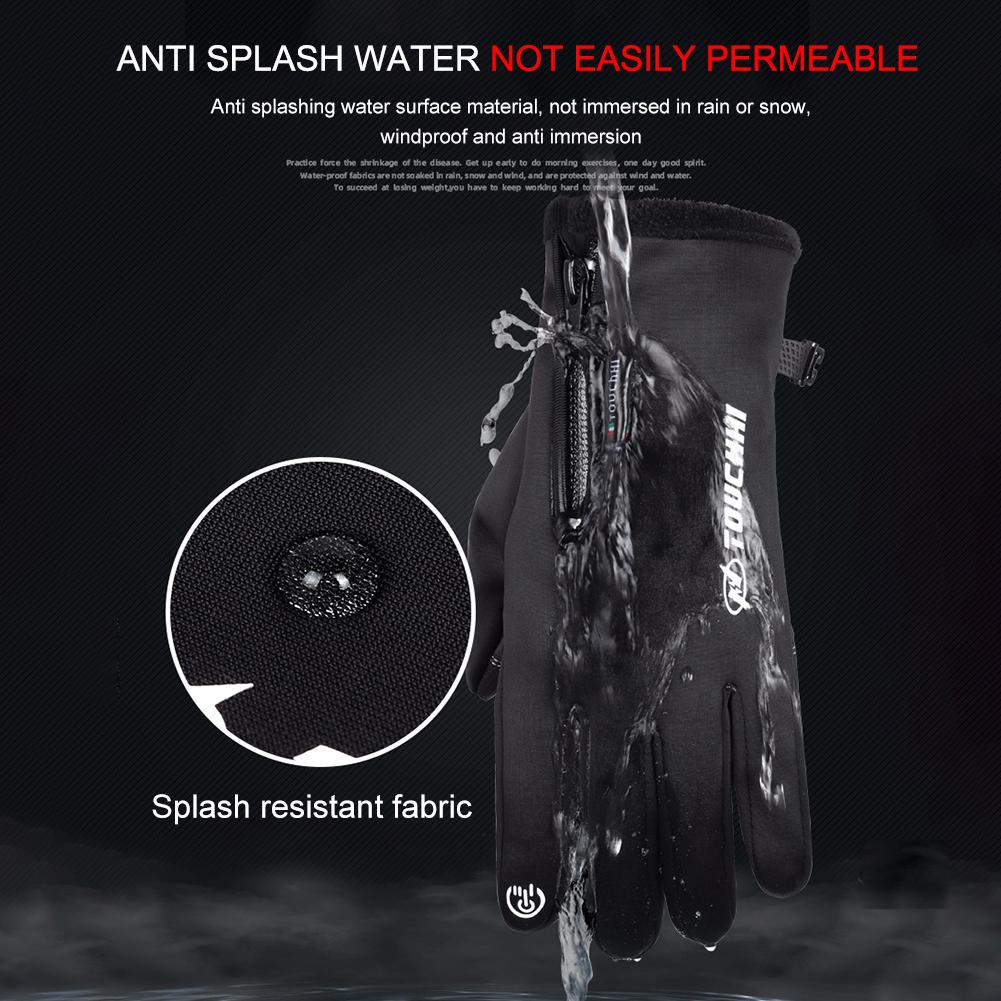 USB Touch Screen Gloves Heated Motorcycle Gloves Winter Ski Gloves Anti-Slip Hand Warmer for Cycling Running Driving Hiking