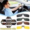 Sunglass Clips For Men/women Drivers Driving Night Clips Sunglasses Goggles For Night Vision Fo J2S9
