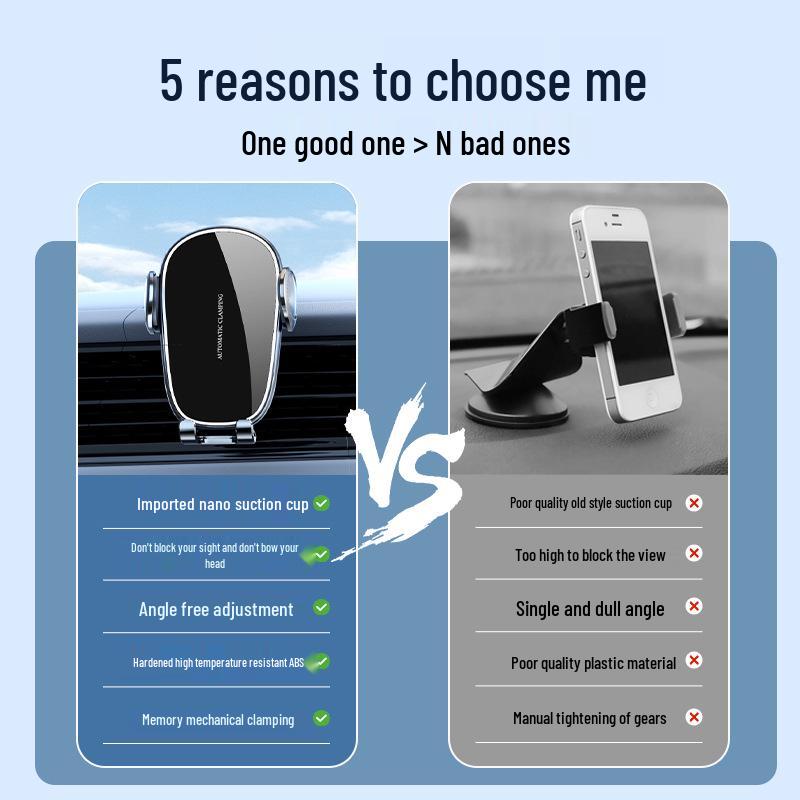 D6 Механический Держатель для Мобильного Телефона - Крепление в Вентиляционное Отверстие Автомобиля для Навигации