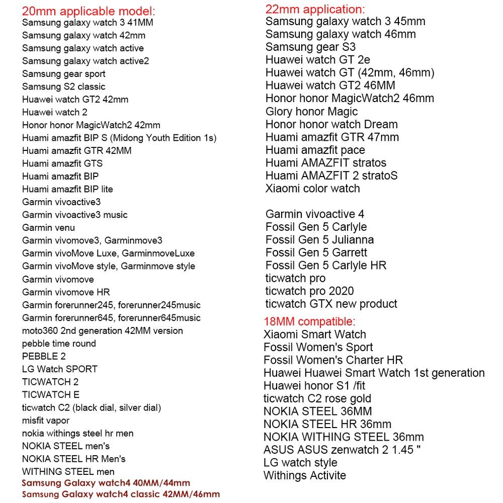 Браслет с бриллиантами 18 мм, 20 мм, 22 мм для Samsung Galaxy Watch4 3 S3 Active2 Garmin Venu 2S 2plus Vivoactive 4s, металлический ремешок