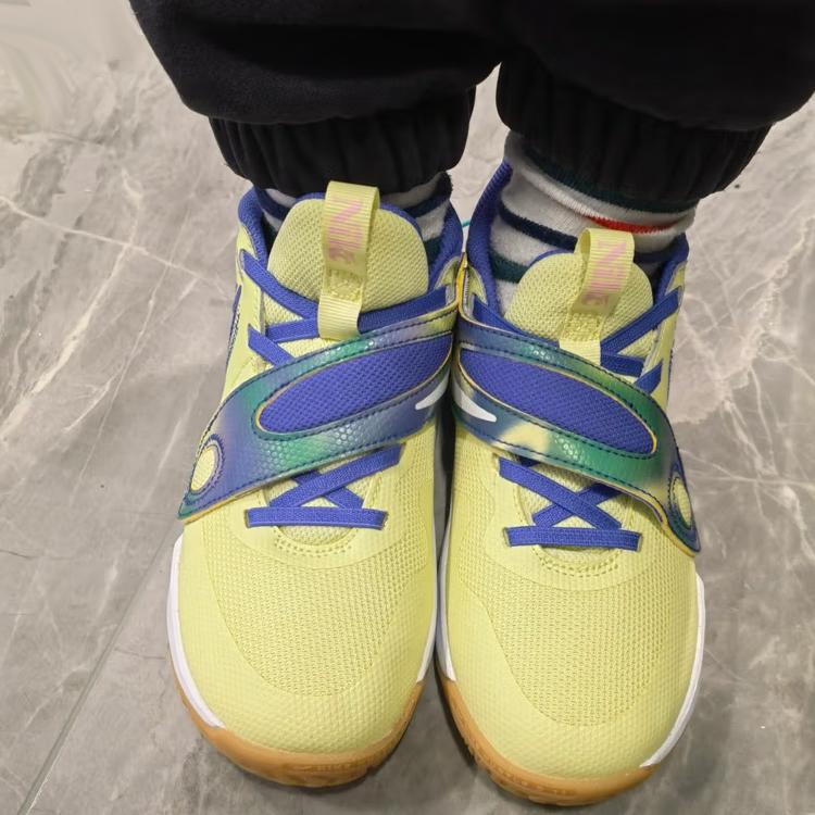 Nike Team Hustle D11 SE PS 'Светящийся Зеленый Ультрамарин' FN6677-300