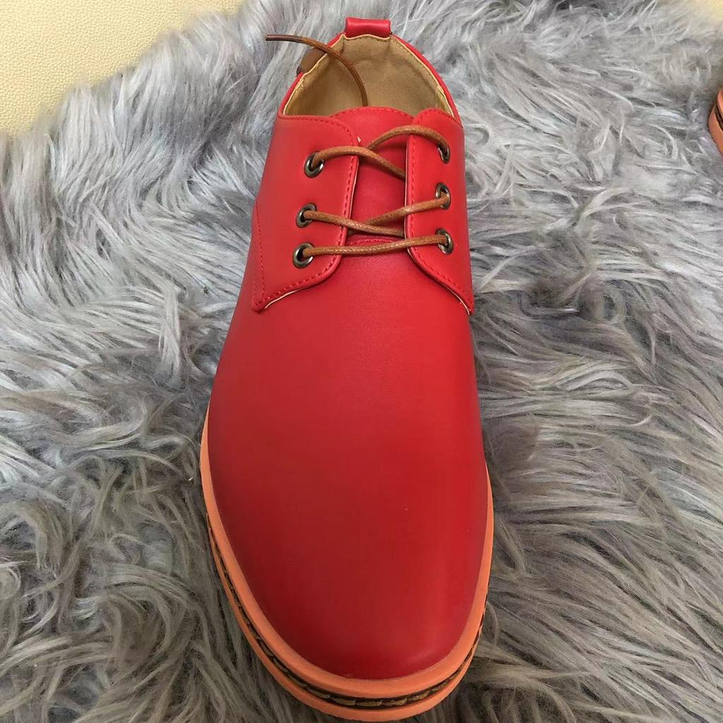 Модная льготная цена Базовая мужская обувь Оксфорды из ПУ Ликвидация Больше не производится