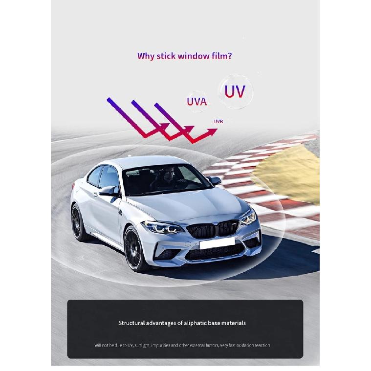 1 Roll 50cm X 3m 1/5/15/25/35 Percent VLT Window Tint Film Glass Sticker Sun Shade Film for Car UV Protector foils Sticker Films