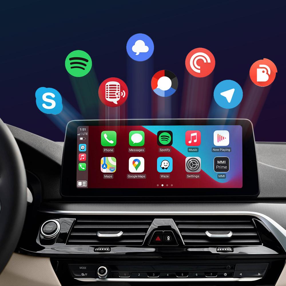 XUDA Wireless CarPlay Android Auto Wireless Adapter 2IN1 Box For Kia Sportage K5 Carnival Picanto Soul Seltos Telluride Niro EV6