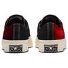 Beyond Retro x Converse Chuck 70 Low Color Block - Бархатные Унисекс Кроссовки Красный Черный Экрю A03267C
