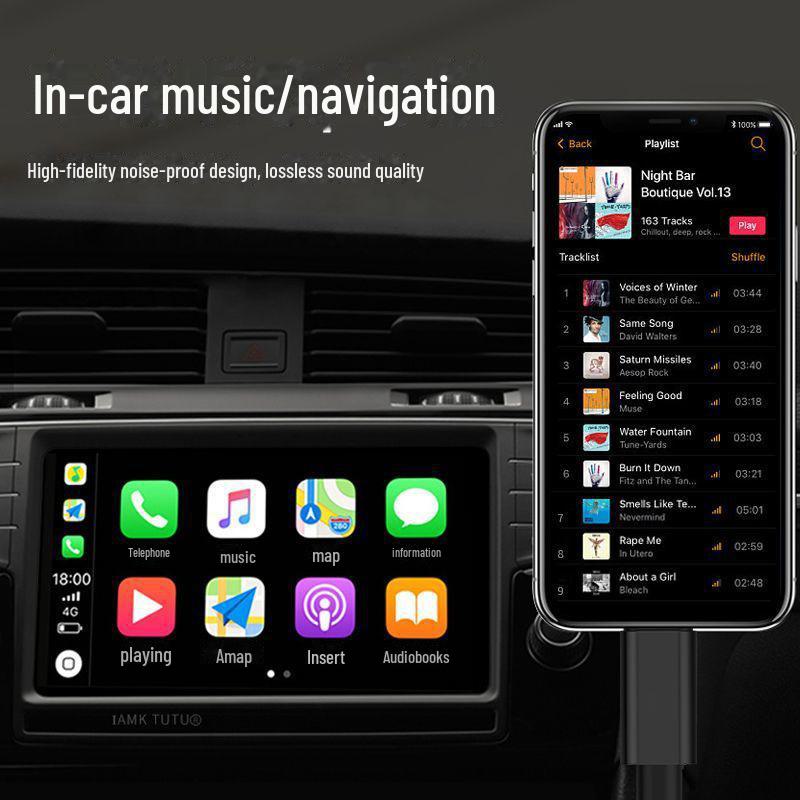 Аудиокабель Apple Type-C — 3,5 мм AUX с цифровым декодированием — 1 метр