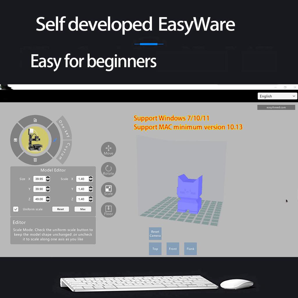 Маленький 3D-принтер 3D-машина для печати Высокая точность Мультиплексирование с частотным разделением 3D-принтер Быстрый нагрев Компактный для образования