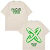Rapper Feid VS Ferxxo Tour 2026 Print Tshirt Unisex Unisex Hiphop Tshirts Shortsleeved Casual Loose Cotton Oversized Tshirts