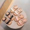 Children's Sandals Sweet Ruffles Beading Girls Princess Causal Wedding Sandals Trendy Elegant Kids Open-toe Sandals Shoes I03051