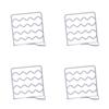 4Pcs Durable Shelf Dividers Adjustable Cabinet Drawer Divider Wardrobe Partition Board  Wardrobe