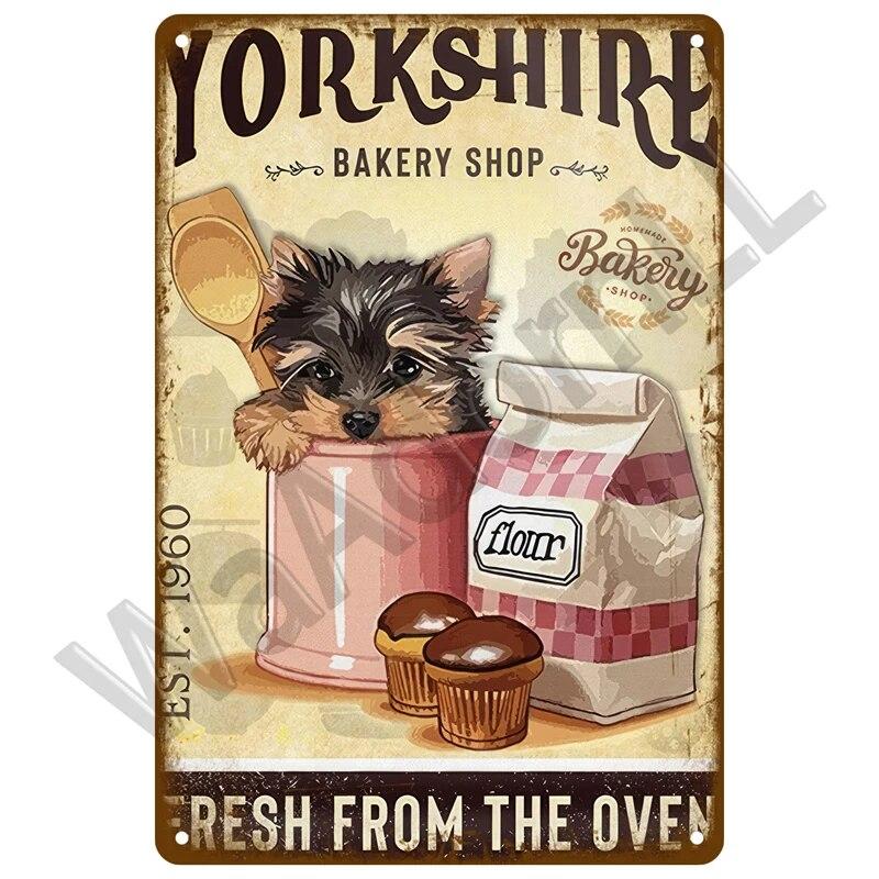 Кошки и собаки Happy Ретро Оловянная вывеска Art Cat Металлический знак Cat Табличка Плакат Украшение дома Кафе-бар Ванная комната Настенный декор Зоомагазин Комната