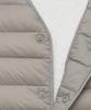 Musinsa Standard V-Neck Light Down Vest [Beige]