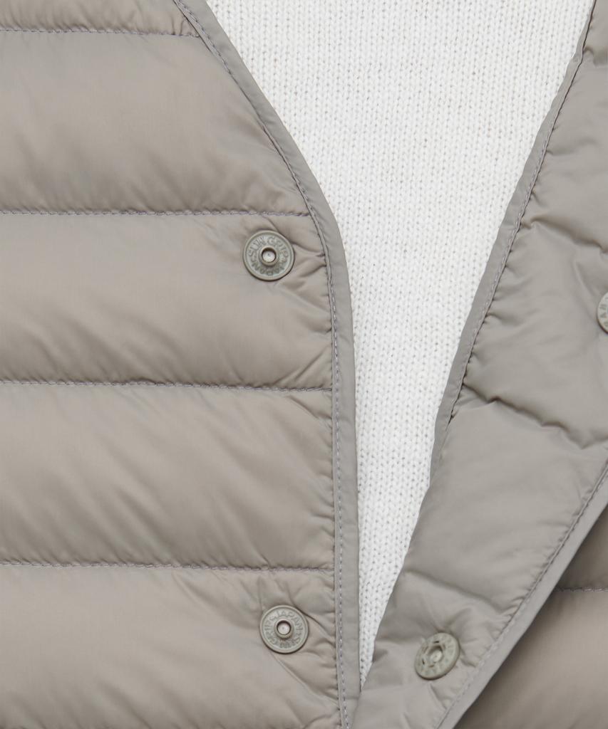 Musinsa Standard V-Neck Light Down Vest [Beige]