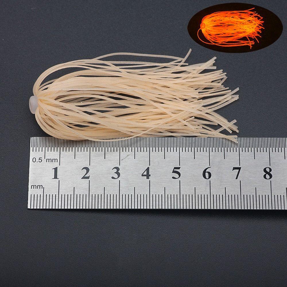 88 Strands Fishing Umbrella Skirts Luminous Silicone Jig Skirts  DIY Spinnerbaits