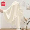 MINISO Стильная женская базовая футболка с длинным рукавом в рубчик