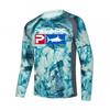 Mens Quick-Dry UV Protection Fishing Shirt Long Sleeve Outdoor Performance Top Summer Sports