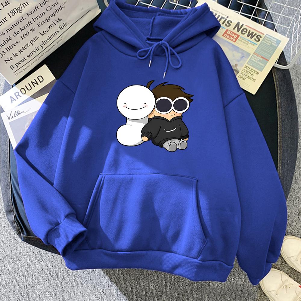 Худи Dream Merch для мужчин, худи Dream Smp в винтажном мультяшном стиле, свободное, высококачественная повседневная толстовка