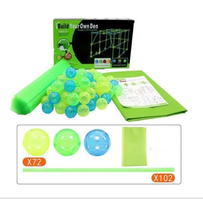 Конструктор - DIY Пазл - 175 деталей - Наборы для строительства форта - Образовательный - Унисекс