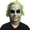 Latex Halloween Beetlejuice Clown Mask Horror Full Head Clown Mask For Adult