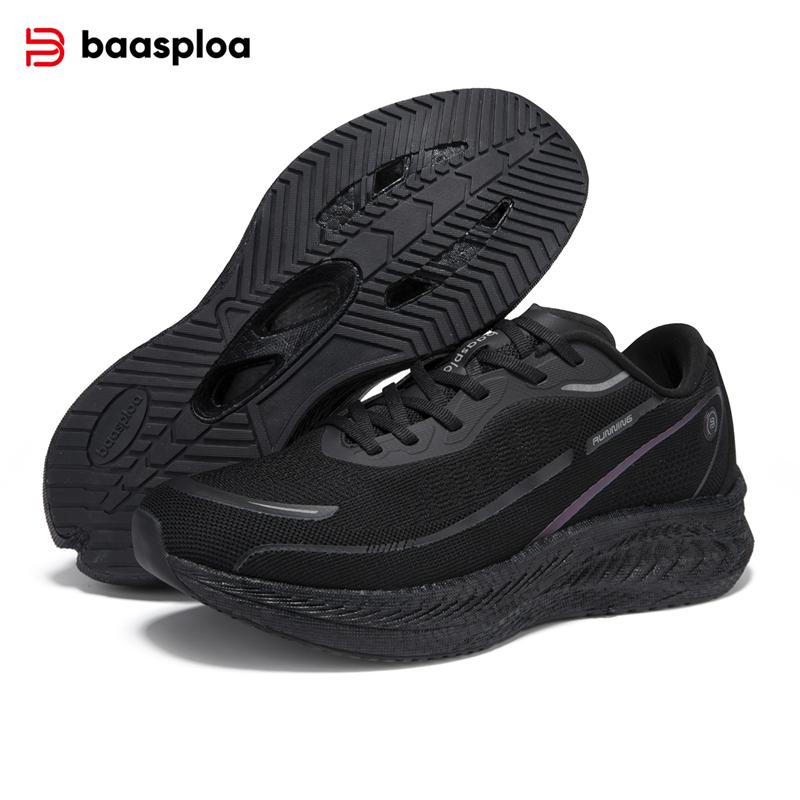 BAASPLOA Мужские кроссовки Carbon Plate мужские легкие амортизирующие нескользящие сетчатые дышащие кроссовки для бега на открытом воздухе брендовые мужские профессиональные кроссовки