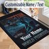 Custom Text Printed Rug Led Zeppelin Non Slip Floor Carpet For Home Room Decor