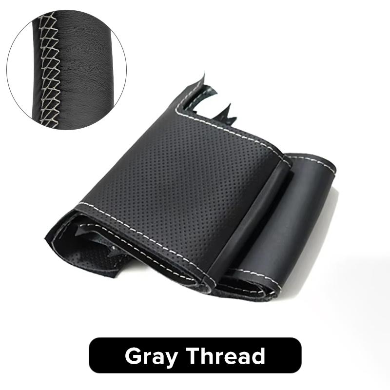 VZH5 Car Steering Wheel Cover Anti-slip Artificial Leather For Honda Fit City Jazz 2014 2015 HRV HR-V 2016 Vezel Car Accessories