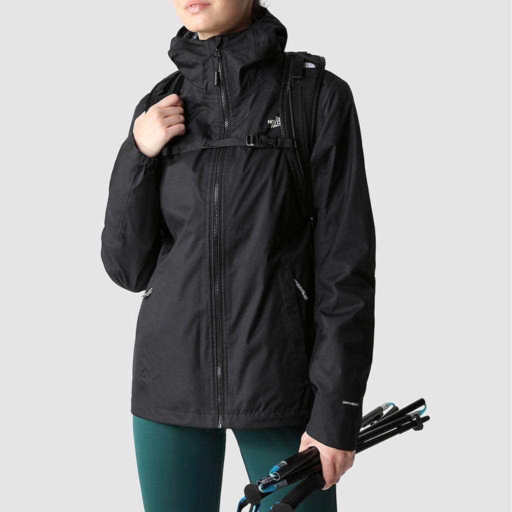 The North Face Спортивно-повседневный рюкзак 18 л с логотипом, молнией, регулируемым плечевым ремнем, мужской рюкзак, черный NF0A52CZ-KX7