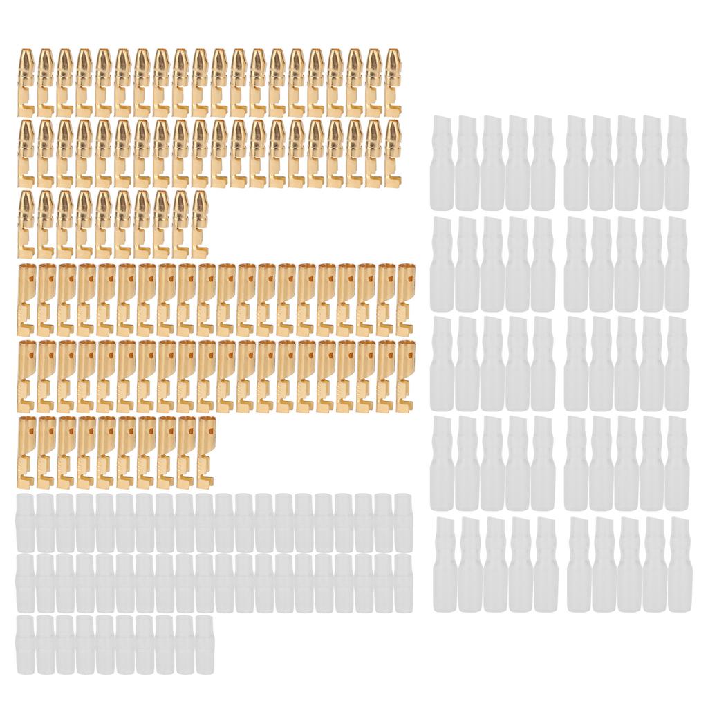 200 шт. 4,0 мм клеммный соединитель автомобильный электрический провод соединитель золотой промышленные принадлежности