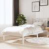 VidaXL Bed Frames White Solid Pine Wood 100x200 Cm 3100580