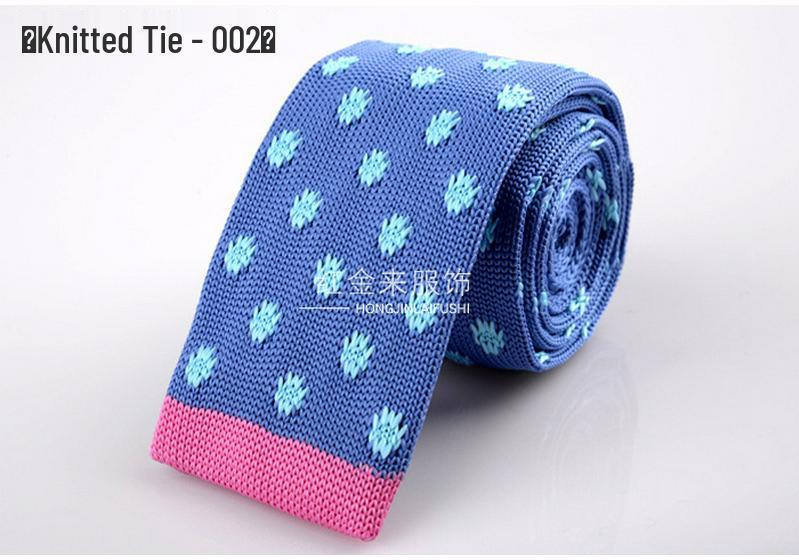 Японский вязаный галстук для мужчин - Узкий аксессуар школьной формы