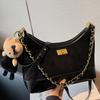 Нишевая ретро текстурная сумочка женская 2025 новая высокоценная сумка-цепочка с бриллиантами простая наплечная сумка-мессенджер