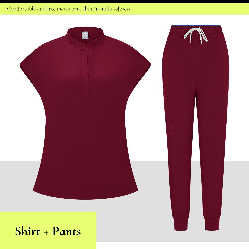 Эластичная быстросохнущая медицинская униформа для мужчин и женщин: Больничный, Стоматологический и Сестринский