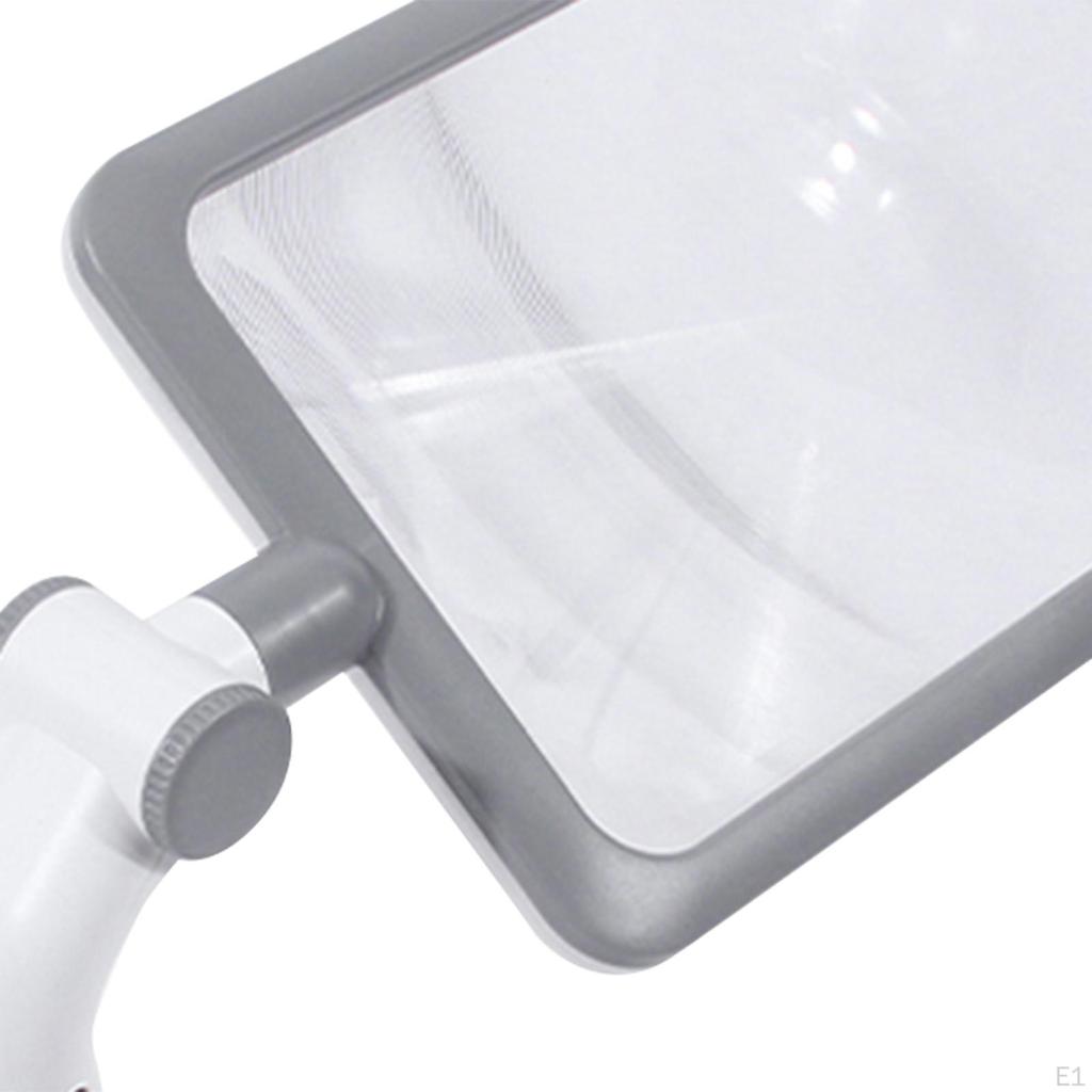 Увеличительное стекло с подсветкой для дома и работы, 5-кратное увеличение