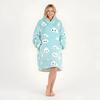 Bardzo Miękki Szlafrok Kocobluza Lazy Robe Niebieska Chmurka 100 Cm