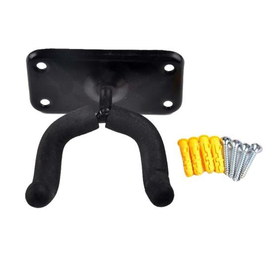 Держатель Крючок Вешалка для Дисплея Гитары Баса Настенное Крепление Металлическая Стойка Стеллаж Кронштейн